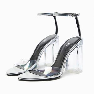 Zara wide vynil heel